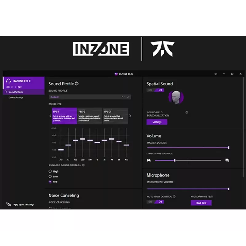 Sony Inzone H9 II headset draadloos hoofdband gaming USB Type-C Bluetooth zwart, wit