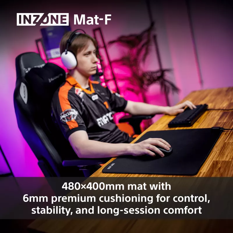Sony NZONE Mat-F gaming-muispad zwart