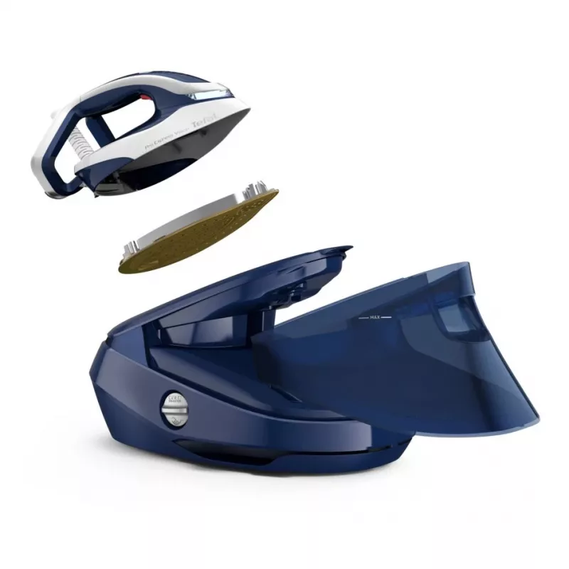 Tefal Pro Express Vision GV9812 3000 W 1,1 L Durilium AirGlide Autoclean strijkzool blauw, wit