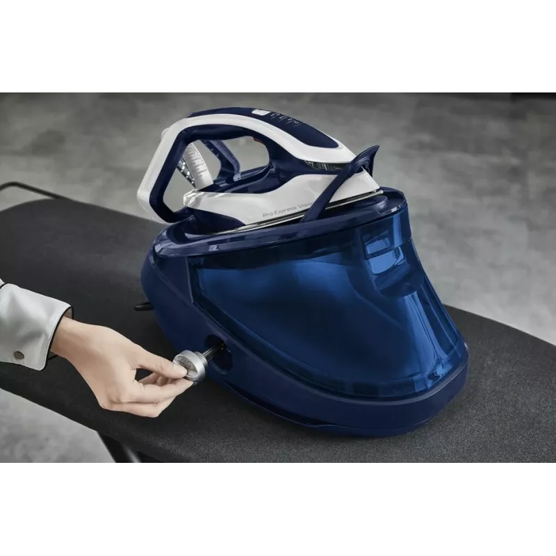 Tefal Pro Express Vision GV9812 3000 W 1,1 L Durilium AirGlide Autoclean strijkzool blauw, wit