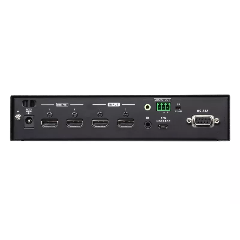 ATEN 2 x 2 True 4K HDMI Matrix Switch met audio-de-embedder