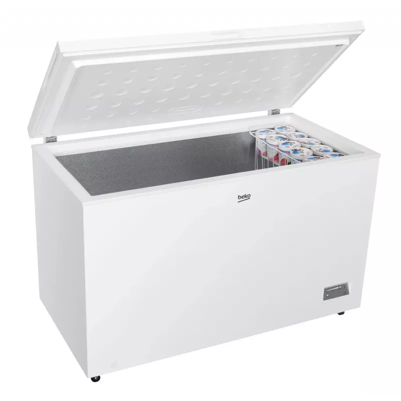 Vriezer BEKO CF380EWN — 371 l, invertercompressor, klasse E, wit