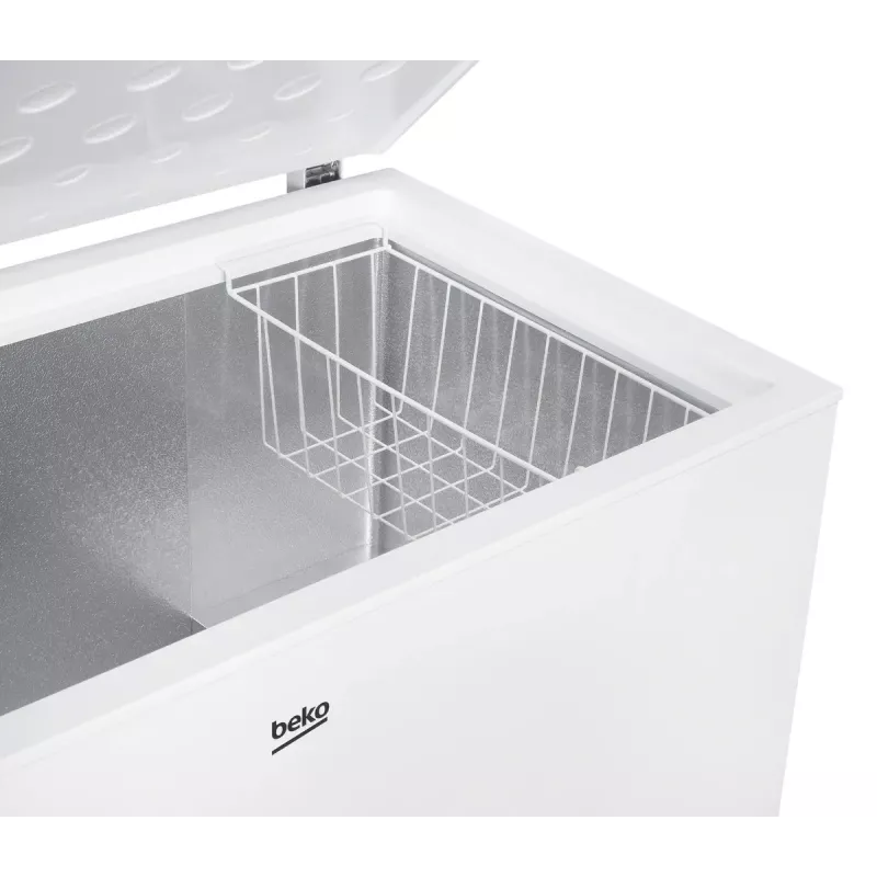 Vriezer BEKO CF380EWN — 371 l, invertercompressor, klasse E, wit