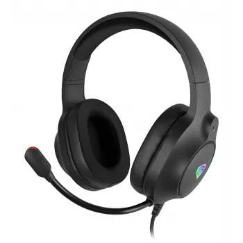 GENESIS NEON 213, bedraad, gesprekken / muziek, 20 – 20000 Hz, 302 g, headset, zwart