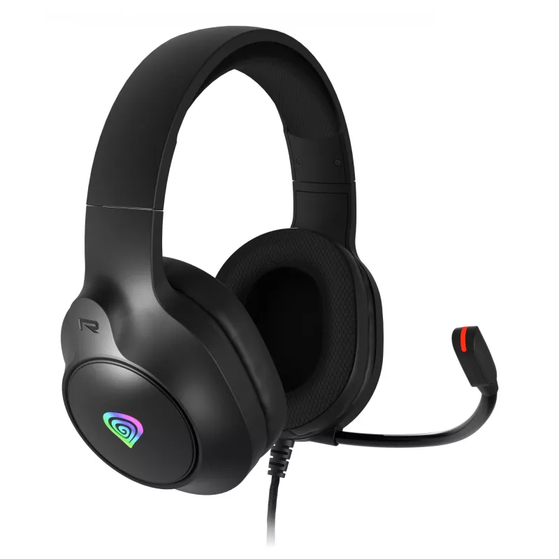 GENESIS NEON 213, bedraad, gesprekken / muziek, 20 – 20000 Hz, 302 g, headset, zwart