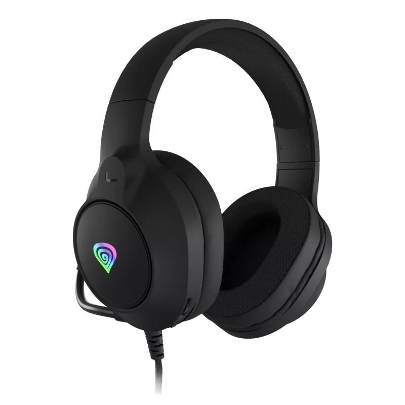 GENESIS NEON 213, bedraad, gesprekken / muziek, 20 – 20000 Hz, 302 g, headset, zwart