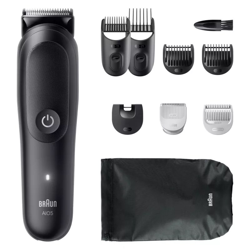 Braun Series 5 AIO5540 All-In-One Style Kit 9-in-1 haartrimmer, afwasbaar, zwart