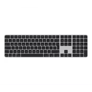 APPLE Magic Keyboard met Touch ID en numeriek toetsenblok voor Apple Silicon - zwart - Qwerty UK (MXK83Z/A)