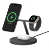 BELKIN draadloze oplaadstandaard - Boost Charge Pro - 3-in-1 met Qi2 15W - zwart