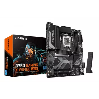 Moederbord GIGABYTE B760 GAMING X WIFI6E GEN5, Intel B760, LGA 1700, ATX, DDR5 tot 256 GB, PCIe 5.0, Wi-Fi 6E, 2,5 Gb LAN