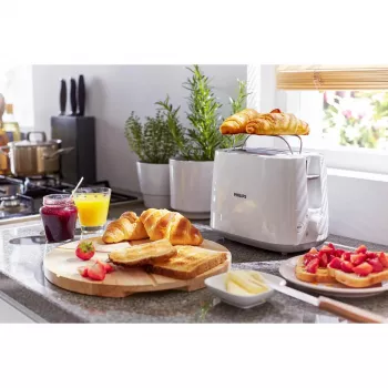 Philips Daily Collection HD2582/00 toaster 8 2 sneetjes 900 W wit