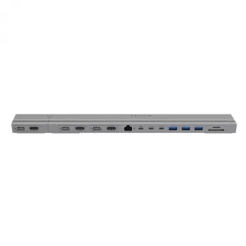 Targus HyperDrive 4K 2 x USB 3.2 Gen 2 (3.1 Gen 2) Type-C zilver