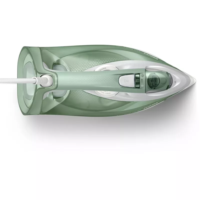 Philips 7000 serie DST7012/70 strijkijzer stoomstrijkijzer SteamGlide Plus zool 2600 W groen, grijs