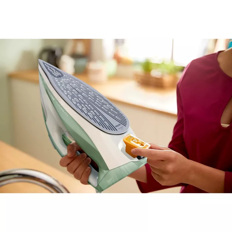 Philips 7000 serie DST7012/70 strijkijzer stoomstrijkijzer SteamGlide Plus zool 2600 W groen, grijs