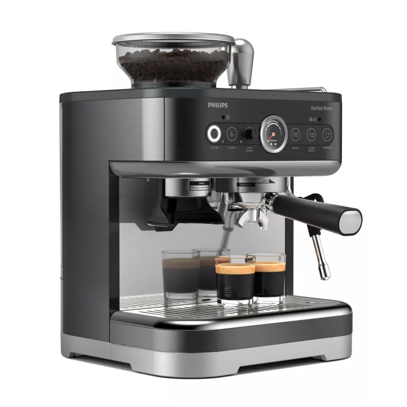 Philips Barista Brew PSA3218/10 espressomachine met cappuccinatore, zwart