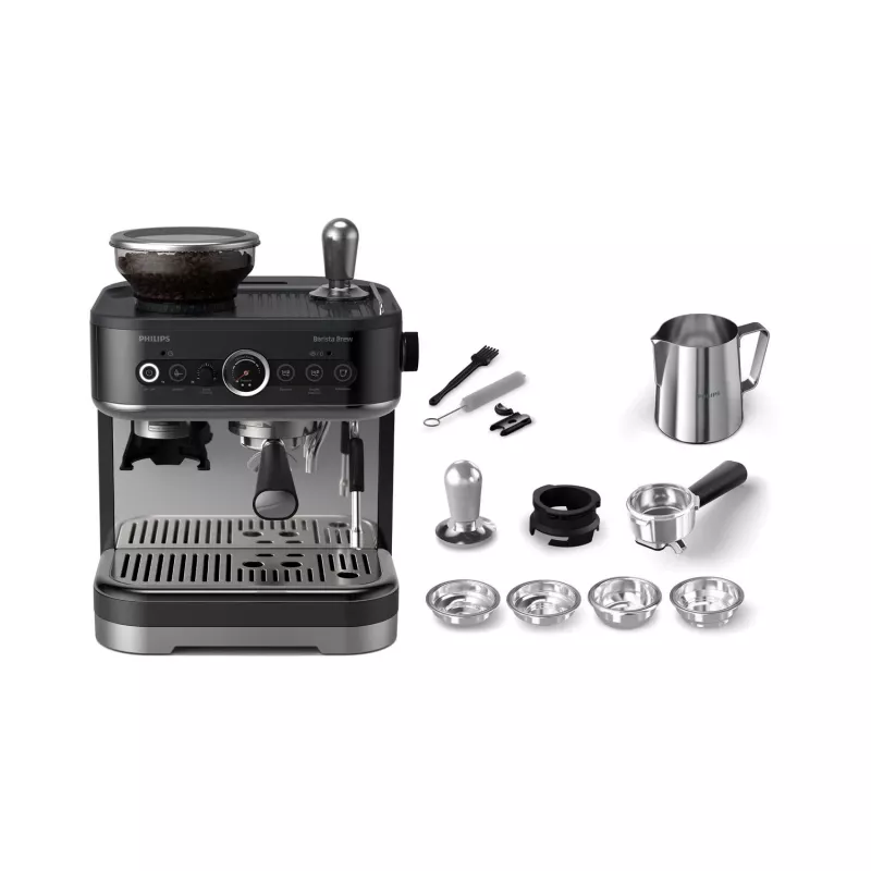 Philips Barista Brew PSA3218/10 espressomachine met cappuccinatore, zwart