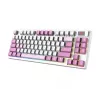 MSI FORGE GK600 TKL WIRELESS VIOLET toetsenbord gaming USB + Bluetooth QWERTY UK English roze, violet, wit