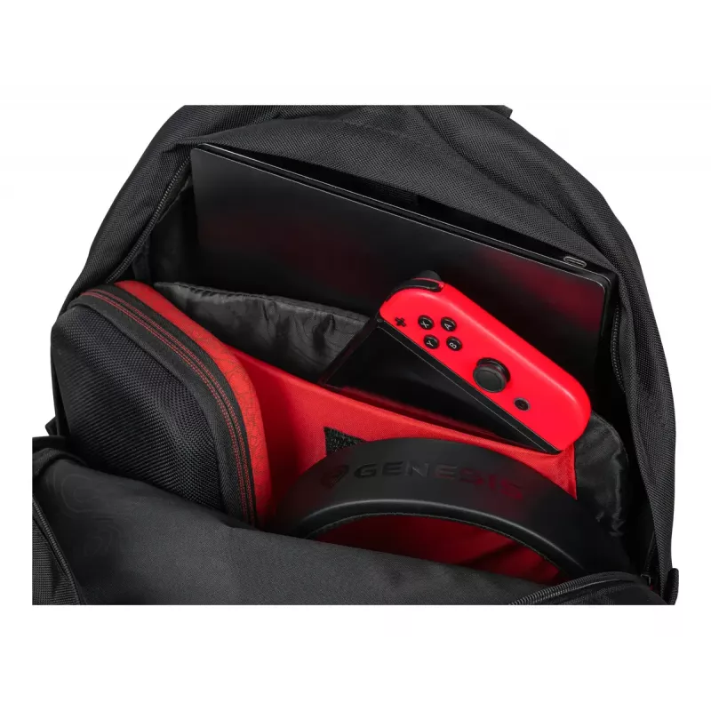 Gaming-rugzak Genesis GENESIS Palladium 200 — zwart, polyester, 140×280×400 mm