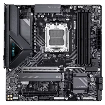 Moederbord GIGABYTE B850M EAGLE WIFI6E Socket AM5 voor AMD Ryzen 7000/8000/9000, DDR5 tot 8200MHz (OC), PCIe 5.0, Wi‑Fi 6E, 2.5 GbE