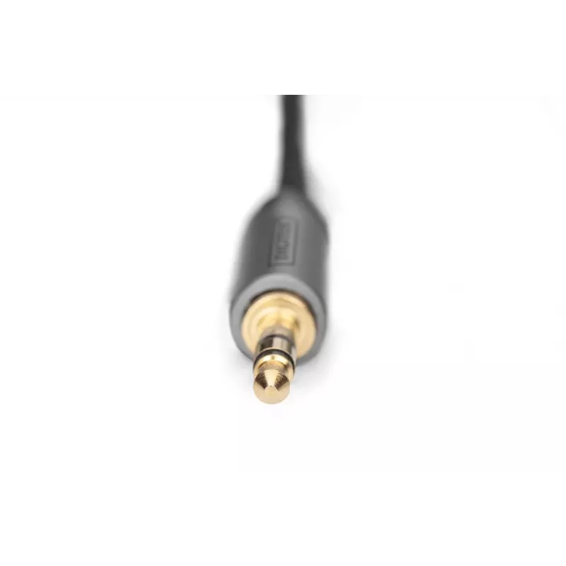 Audio-adapterkabel Digitus DB-510330-010-S 3,5 mm naar RCA 1 m zwart