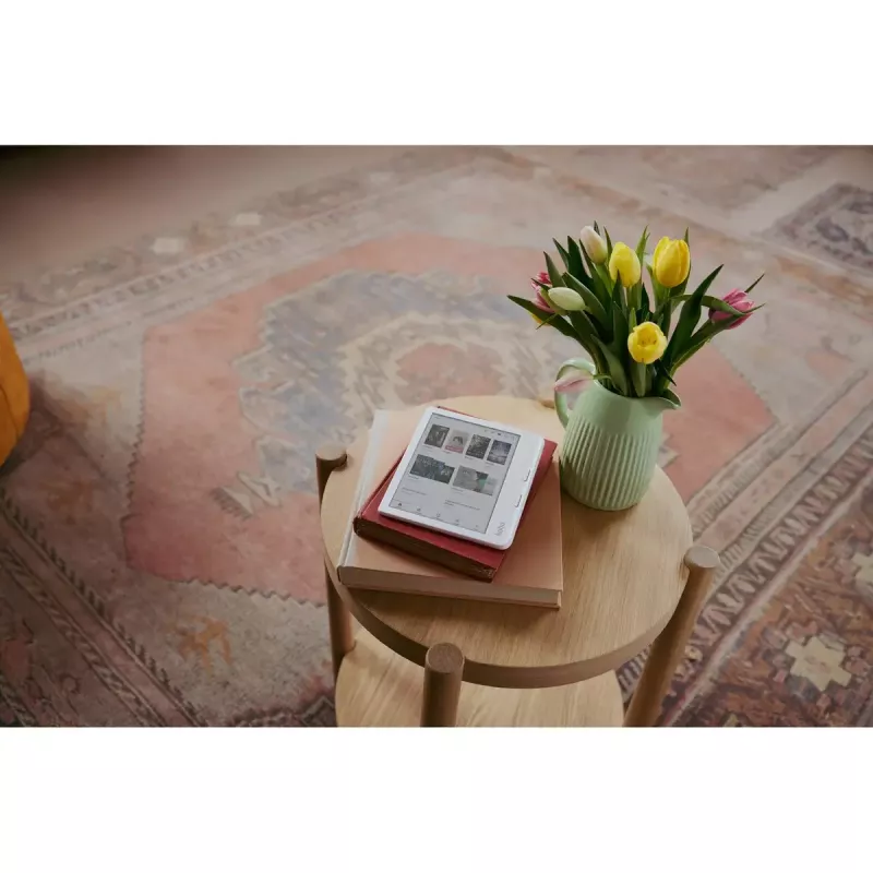 E-bookreader Kobo Libra Colour 7 inch E Ink Kaleido, 32 GB, Wi-Fi, Bluetooth, waterdicht, wit
