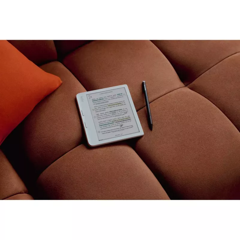E-bookreader Kobo Libra Colour 7 inch E Ink Kaleido, 32 GB, Wi-Fi, Bluetooth, waterdicht, wit