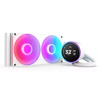 All-in-one-vloeistofkoeler NZXT Kraken Elite 280 RGB 14 cm wit