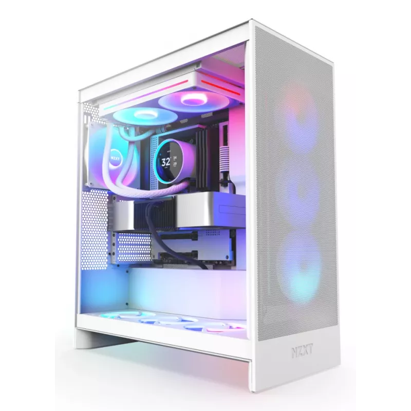 All-in-one-vloeistofkoeler NZXT Kraken Elite 280 RGB 14 cm wit