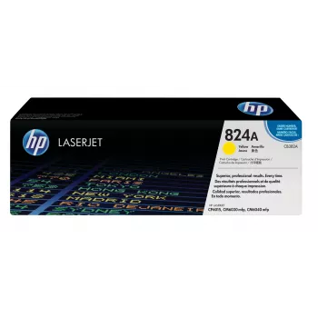 HP 824A geel origineel LaserJet tonercartridge, 21000 pagina's, geel, 1 st.
