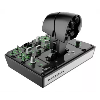 Moza Racing MTP Throttle Panel, zwart, metaal, 15 bit, 277 mm, 194 mm, 216 mm