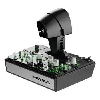Moza Racing MTP Throttle Panel, zwart, metaal, 15 bit, 277 mm, 194 mm, 216 mm
