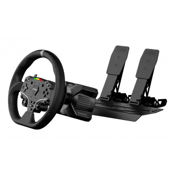 Moza Racing R3 race-stuur en pedalen voor PC, stuurwiel + pedalen, PC, D-pad, menuknop, modusknop, pauze-/setknop, startknop, digitaal, onbeperkt, direct drive