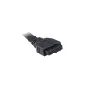 Akasa AK-CBUB53-40BK interne USB 3.0/2.0 naar externe USB-C en 2x USB 2.0 Type-A adapterkabel, 40 cm, zwart