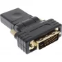 InLine HDMI-naar-DVI-adapter HDMI-bus / DVI-stekker flexibel verguld 4K2K