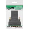 InLine HDMI-naar-DVI-adapter HDMI-bus / DVI-stekker flexibel verguld 4K2K