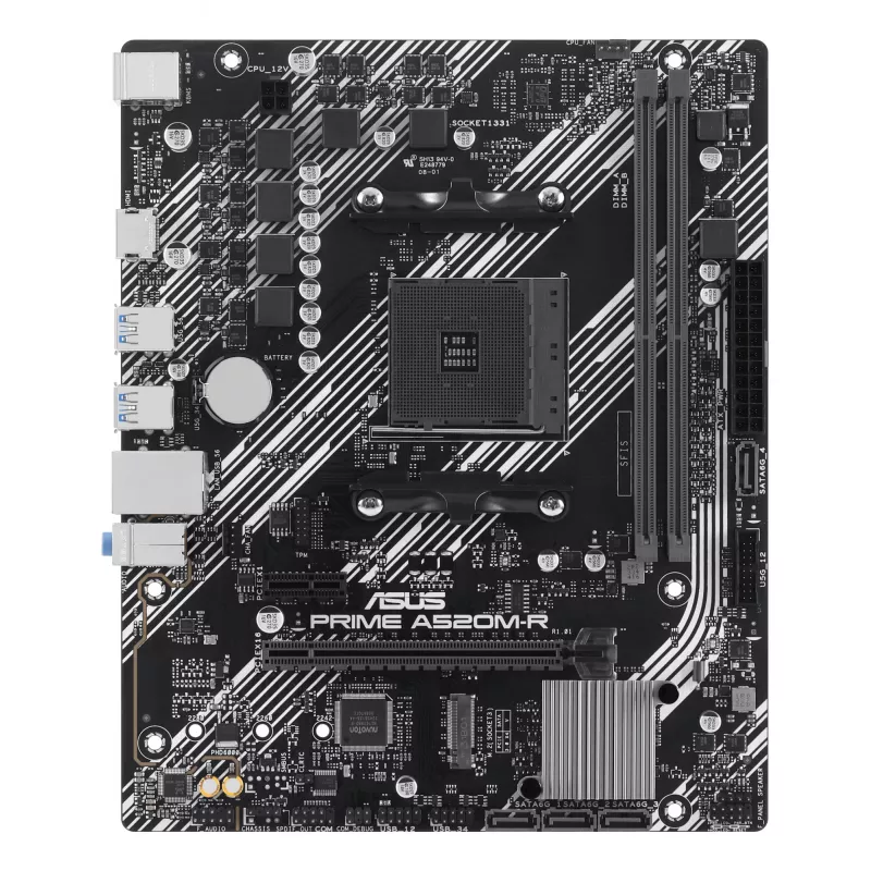 Moederbord ASUS PRIME A520M-R, AMD A520, socket AM4, micro ATX