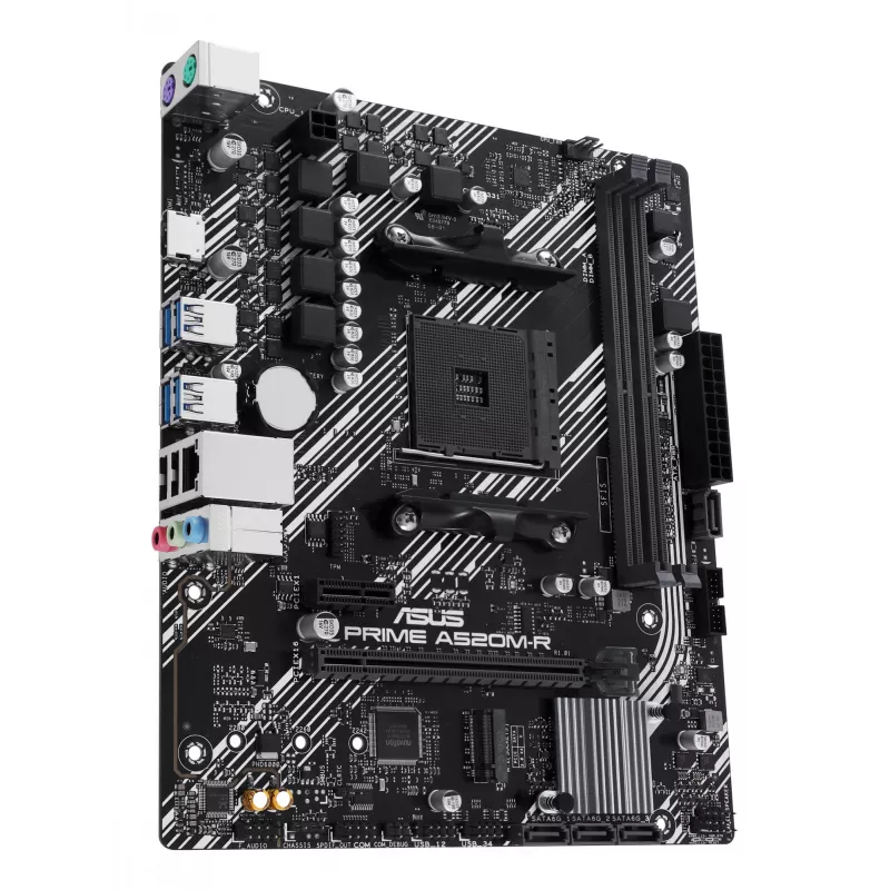 Moederbord ASUS PRIME A520M-R, AMD A520, socket AM4, micro ATX