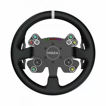 Moza Racing CS V2P Dual Clutch stuurwiel, stuurwiel, PC, bedraad, USB, zwart, aluminium