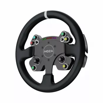 Moza Racing CS V2P Dual Clutch stuurwiel, stuurwiel, PC, bedraad, USB, zwart, aluminium