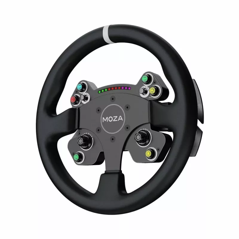 Moza Racing CS V2P Dual Clutch stuurwiel, stuurwiel, PC, bedraad, USB, zwart, aluminium