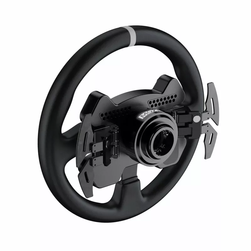Moza Racing CS V2P Dual Clutch stuurwiel, stuurwiel, PC, bedraad, USB, zwart, aluminium