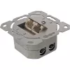 Wandcontactdoos InLine Cat.6 2x RJ45 horizontaal — opbouw- of inbouwmontage