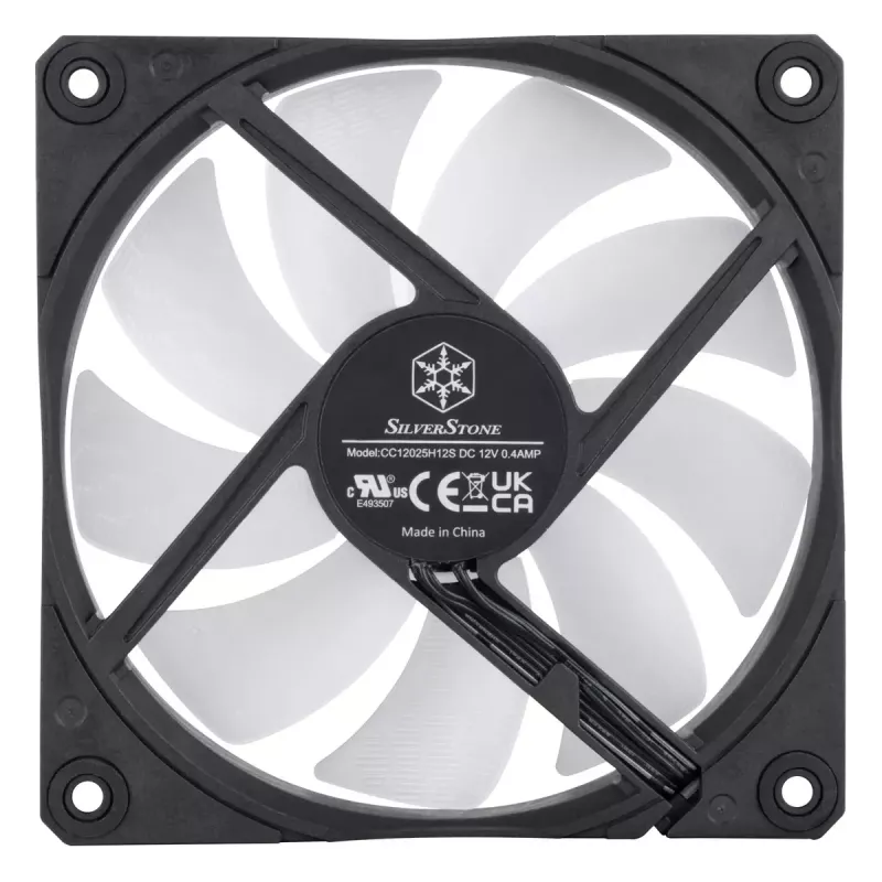 SilverStone Shark Force SST-SF120B-ARGB 120 mm behuizingsventilator, ARGB, zwart