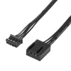 SilverStone Shark Force SST-SF120B-ARGB 120 mm behuizingsventilator, ARGB, zwart