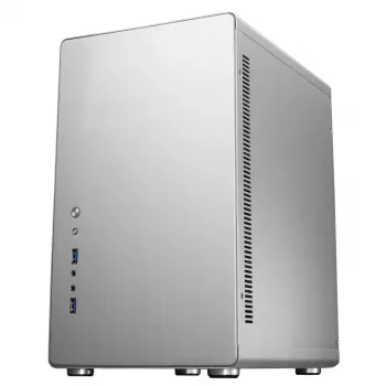 PC-behuizing Jonsbo RM2 Zilver ATX ITX micro ATX 120mm ventilator