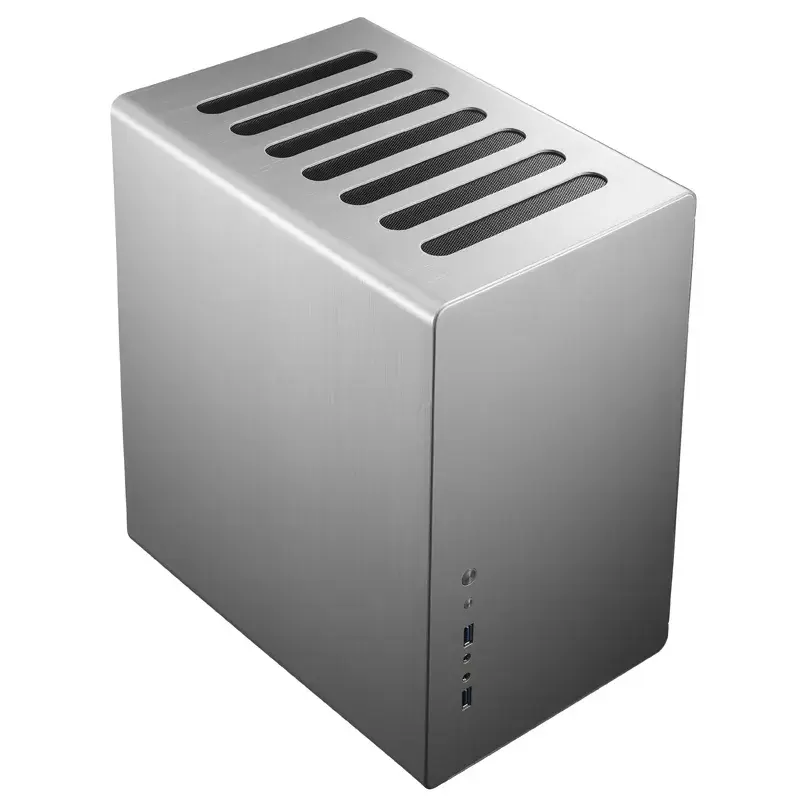 PC-behuizing Jonsbo RM2 Zilver ATX ITX micro ATX 120mm ventilator