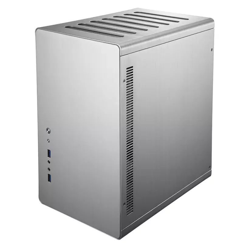 PC-behuizing Jonsbo RM2 Zilver ATX ITX micro ATX 120mm ventilator