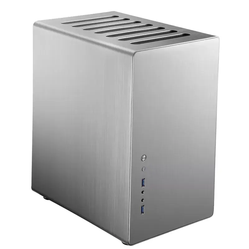 PC-behuizing Jonsbo RM2 Zilver ATX ITX micro ATX 120mm ventilator