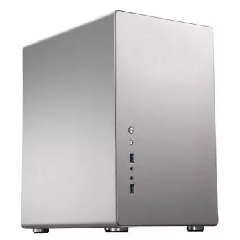 PC-behuizing Jonsbo RM2 Zilver ATX ITX micro ATX 120mm ventilator