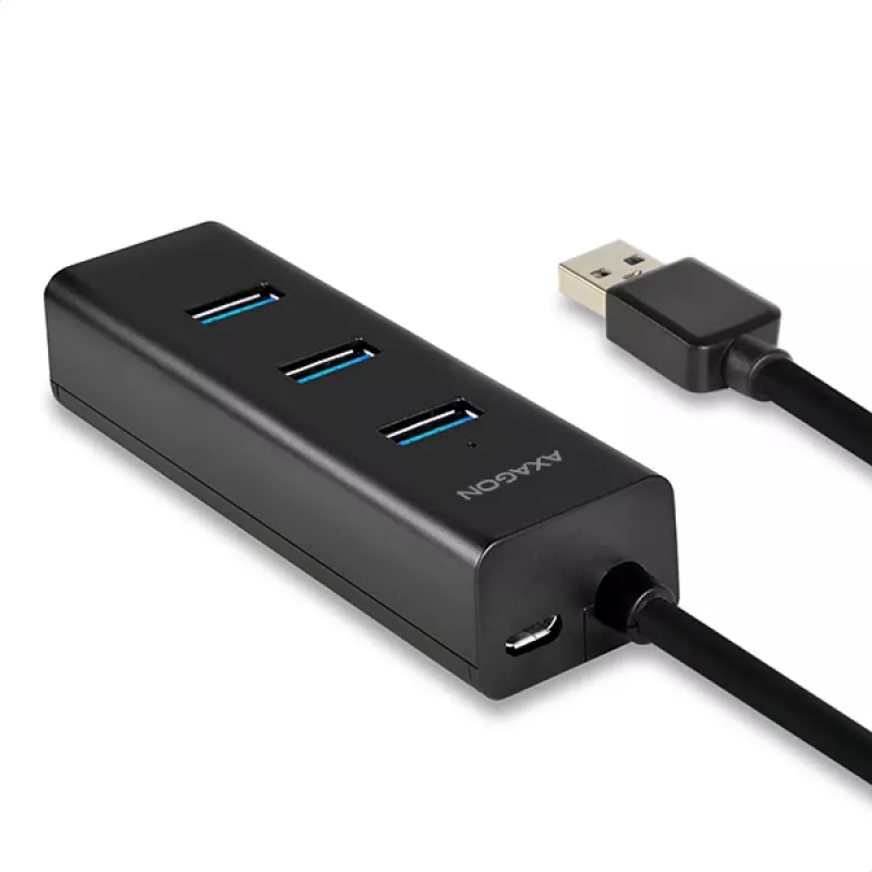 Axagon HUE-S2BP 4x USB 3.0 LAADHUB met 1,2 m kabel incl. voeding